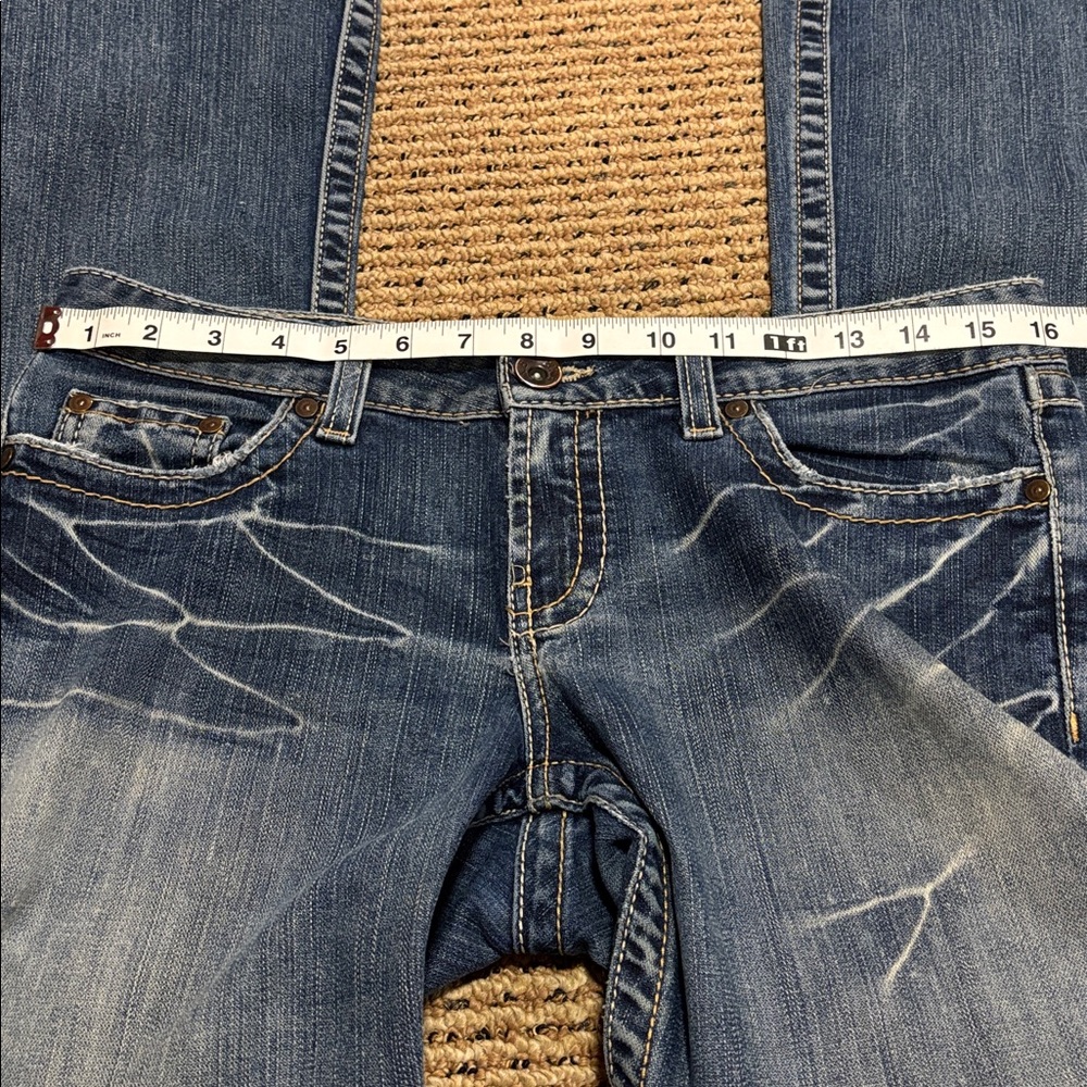 BKE Flare Wide Leg Blue Jeans - Picture 9 of 10
